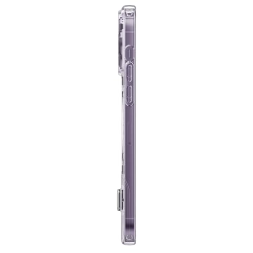 Image of Spigen Ultra Hybrid S MagFit Back Cover Case for iPhone 14 Pro, MagSafe Compatible, Integrated Kickstand - Polycarbonate + TPU | White