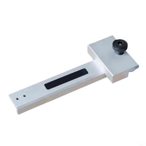 Image of Tidgel Track Saw Guide Rail Square 90 Degree Adjustable Aluminum Alloy Right Angle Protractor,for Cuts T-Slot Compatible