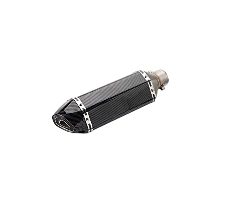 ENLIGMA Motorräder Auspuffanlage Für Yamaha R15 51 MM Universal Motorrad Auspuff Schalldämpfer Racing Escape Ak Auspuff Für Tmax 500 FZ6 CB400 Er6n Cb650(09)