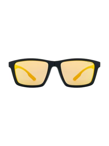 Image of opium Rectangular Sunglasses | 3 in 1 Magnetic Clip On Eyewear | Polarized & UV Protection|Optical Frame with Dual Clip Lens