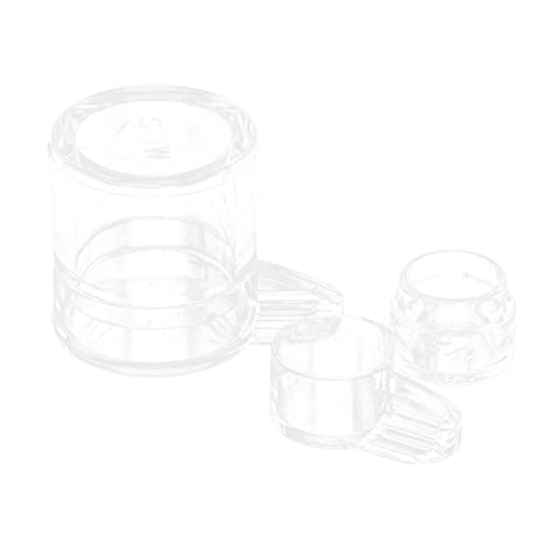 BUGUUYO 2 Piezas Alimentador de Agua para Hormigas Agua de Nido de Hormigas comedero para Hormigas Colmena Herramienta para Beber Hormigas comederos de acrílico para Hormigas Transparent