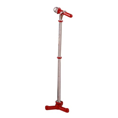 NOLITOY ミニ マイク ミニチュア マイク 用 ミニチュア マイク 模型 マイク プロップ マイク フィギュア ミニチュア おもちゃ ミニ スタンド マイク ミニチュア マイク 工作用