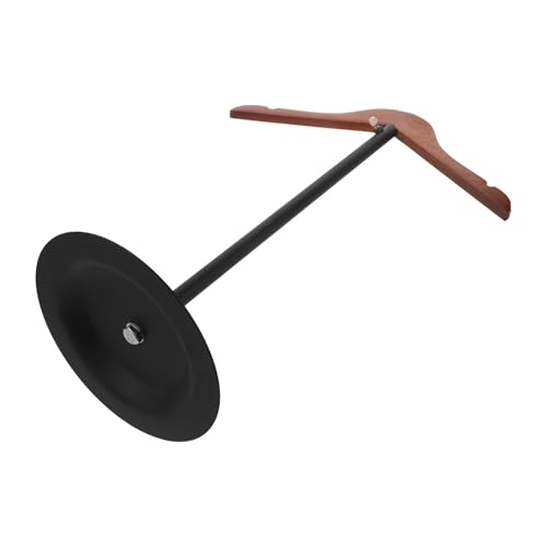 VOSAREA Expositor Ajustable para Camisetas Base Negra, Perchero para Ropa Compacto y Resistente, Soporte Multifuncional para Exhibición de Camisas en Tiendas y Boutiques