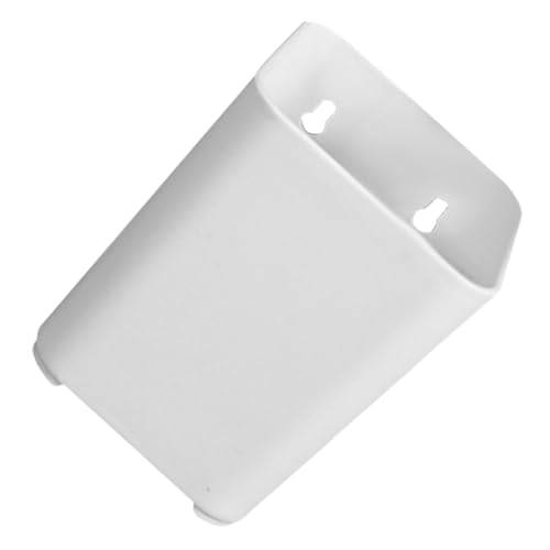 FONDOTIN 学校 オフィス対応壁掛け収納ボックス 米白色 多機能デスクトップペンホルダー 素材製 筆記具 メイクブラシ リモコン収納に