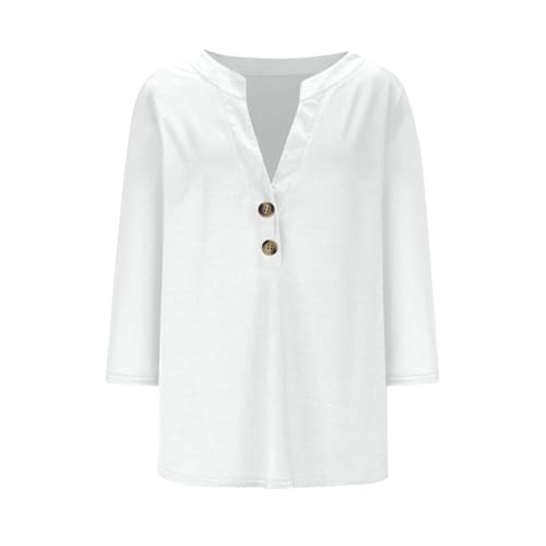 Ladies Vneck Coats for Women 3/4 Length Sleeve Sport Athletic Running Kawaii Plain Fall Winter 20254