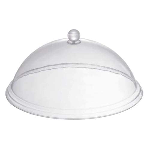 Image of Luxuria Brand - Polycarbonate unbreakable 10 inch Dome Shape Cover for Covering Food, Desserts, Fruits, Cake, Vegetables etc. (13.5 Inch)