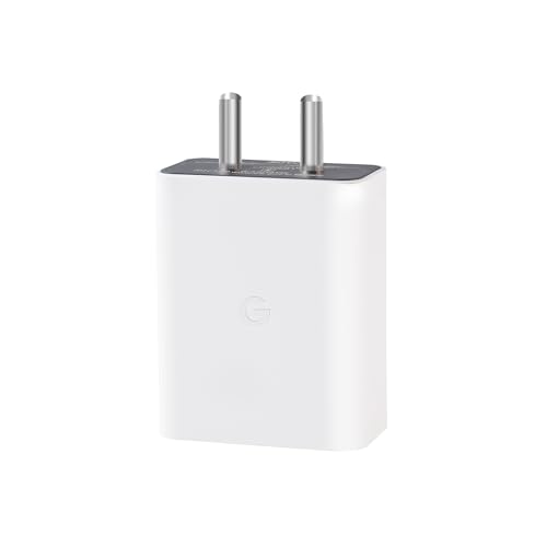Image of Hoerrye Google 30W Type C to C Fast Charging Charger with 1M Cable for Pixel 9 Pro /8 Pro /8 /8a /Pixel 7 Pro /7 /7a /Pixel 6 Pro /6 /6a & Other SB C Android Phone|Support Rapid Charge Power Adapter,White