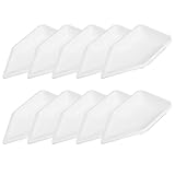Healifty Lot de 10 Plateaux de Pesée en Plastique Grand Format Coupelles de Pesée Portable...