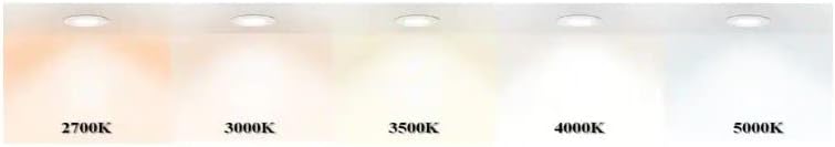 Commercial Electric 5/6 in. CEC T20 New Construction/Remodel White Dimmable LED Recessed Trim Adjustable Color Changing Technology (4-Pack)