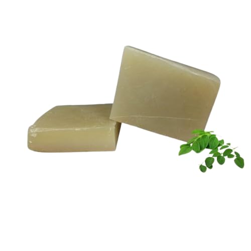SOAPatopia Moringa Soap base| Melt and Pour Soap Base for Soap Making - 1 KG |Sulphate & Paraben Free| Scar Reduction & Exfoliation Removing Dirt & Impurities| Face and Body Soap base| Chemical Free|Suitable for All Skin Types