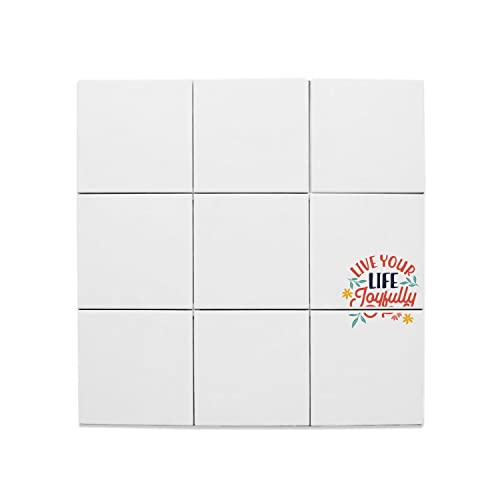 Carreaux céramique décoratifs pour salon et bureau avec message bien être positif