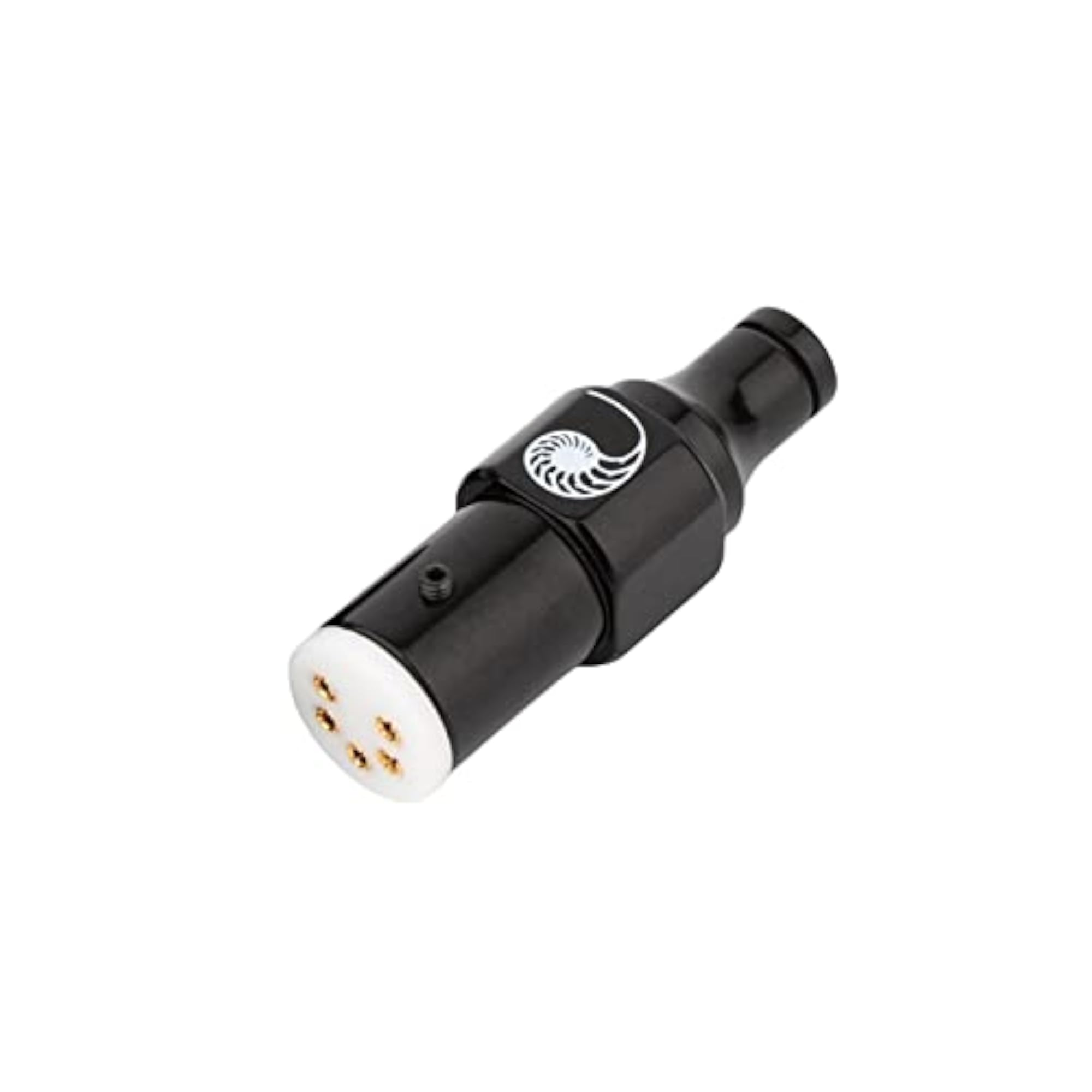 HiFi Vinyl LP Phono Black Tonearm Connector 5 Pins Plug