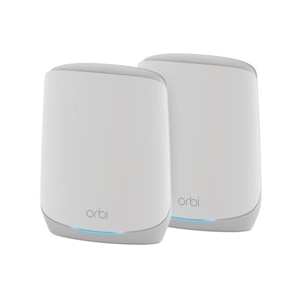 NETGEAR Orbi Whole Home Tri-Band Mesh WiFi 6 System (RBK752P) – Router with 1 Satellite Extender – Coverage up to 5,000 sq. ft. – 75 Devices – AX5200 802.11ax (Up to 5.2Gbps)