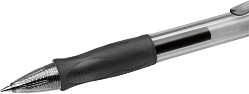 Bic Super Smooth Gel-Ocity Gel Pens, Bulk Pack Of 24 Ink Pens, 12 Black And 12 Blue Retractable Gel Pens, Medium Point 0.7 Mm, 24-Count #TOP5