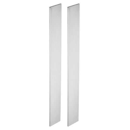 PATIKIL Lot de 2 Aciers 15N20 pour la Fabrication de Couteaux, Barre Plate en Acier de 12" x 1 1/2" x 1/8" pour Feuille Métallique Vide, Utilisation Professionnelle et pour les Amateurs