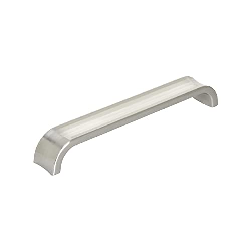 Amerock | Cabinet Pull | Satin Nickel | 6-5/16 inch (160 mm) Center to Center | Concentric | 1 Pack | Drawer Pull | Drawer Handle | Cabinet Hardware