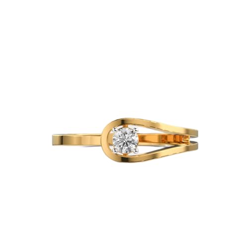 Bague moissanite Irina en argent 925, l'alternative durable au diamant