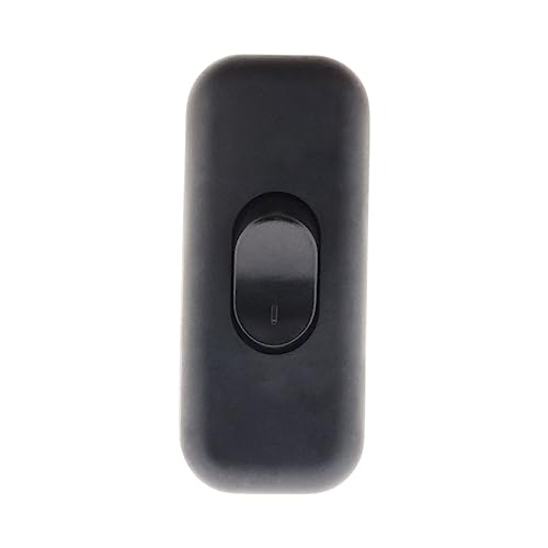 Zenitech Interrupteur 2A Unipolaire - Noir