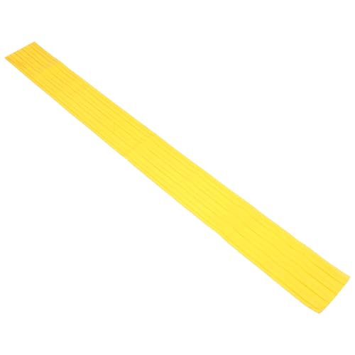 MERRYHAPY Rideau De Porte Transparent Suspendu pour Niche pour Chien Rideau D'Entrée pour Niche De Séparation pour De Isolation pour PVC Jaune