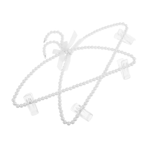 CLISPEED 2 Piezas Colgador de Vestido de Novia Perchas para Novios y Novias sostenedor del Vestido de Novia Perchas de lencería para Mujeres Perchas de Viaje el plastico
