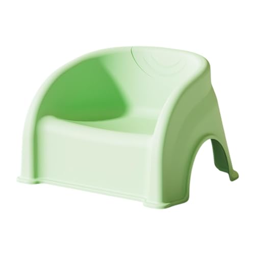 RMWHGDUL Silla Infantil, Taburete Ergonómico Y Estable para Niños, Taburete Ligero para Zapatos, Ideal para Baño, Dormitorio, Entrada O Guardería, Verde, Individual