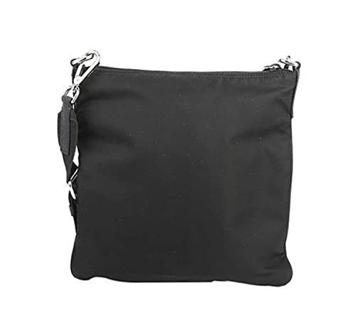 Prada Unisex Medium Black Tessuto Nylon Messenger Crossbody Handbag