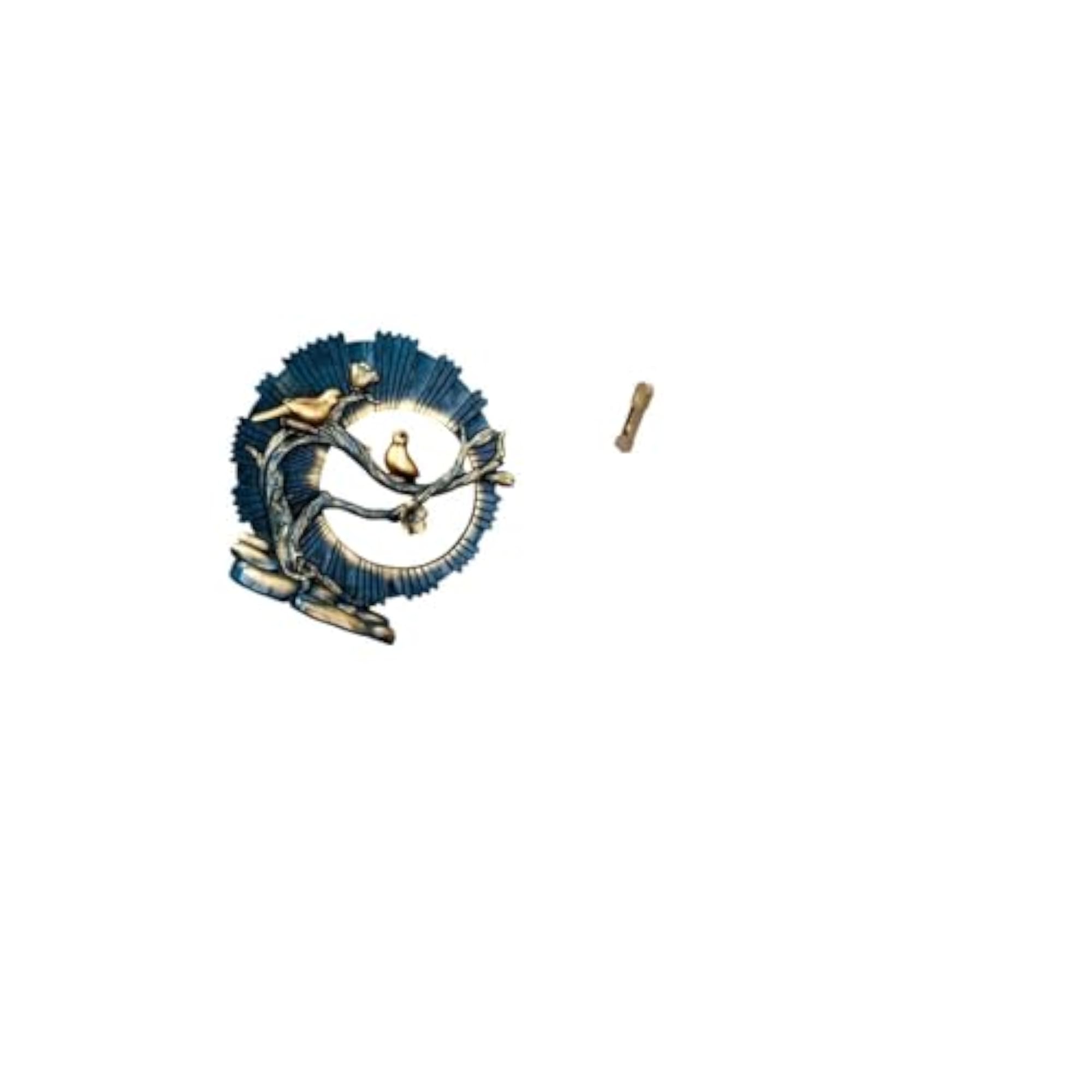 Resin Figurine Miniature Grandfather Clock Craft