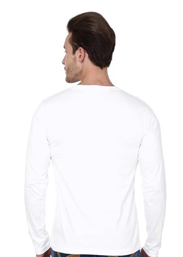 Image of Mens Printed Round Neck Half Sleeve /Long Sleeve 100% Cotton T-Shirt