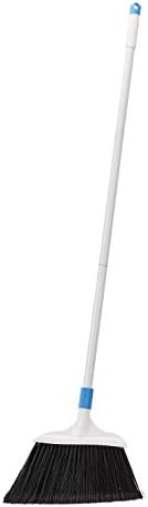 Amazon Basics Heavy-Duty Broom, Blue & White