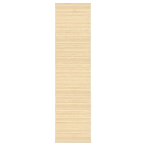 vidaXL Teppich Bambus 80x300cm Wohnzimmer Läufer Bambusteppich Bambusmatte
