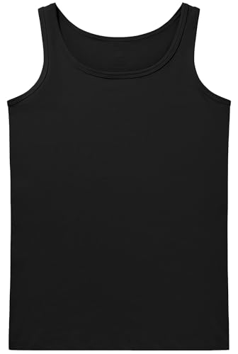 QBK 2T-13Years Girls Tank Tops Cotton Dance Basic Sleeveless Undershirts for Gymnastics Ballet Dancewear