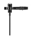 Speedlink SPES Ansteckmikrofon mit Kabel Klinke 3,5mm - Lavalier Mikrofon mit Klinkenstecker, Clip-On Mikrofon, Abnehmbarer Metall-Halteklipp, Rauschunterdrückung, schwarz