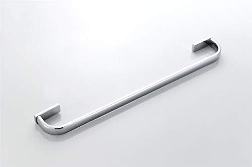 Flybath Towel Rail Bar Single Layer Brass Holder Wall Mounted 57 cm / 22.44 inches, Polished Chrome