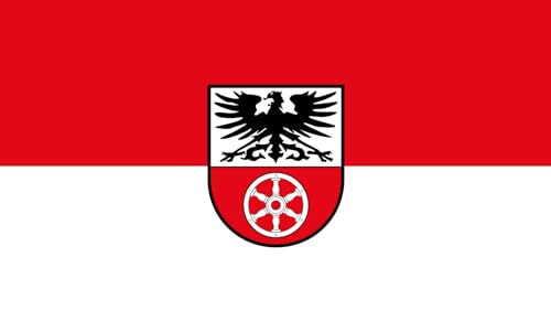 Drapeau Large Sömmerda de format paysage avec une surface de 1.35m²