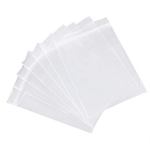 Image of RFE Grip Seal Bags (1000 x, 8" x 11" - 203mm x 279mm) *CHOOSE YOUR SIZE AND QUANTIY*| Strong Resealable Zip Lock Bags | Clear Plastic Bags | Freezer Bags | Bags for Food Storage Jewellery