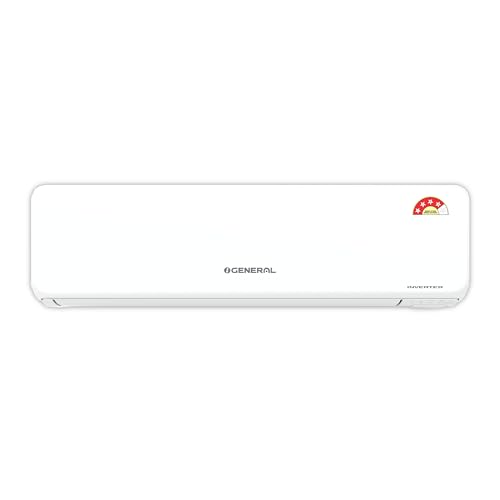 Image of GENERAL 1.5Ton BEE 2026 4 Star Rated,Hot & Cold Inverter Split AC(Copper,5280W,15m Long Reach Airflow,4 Way Swing,-15C~55C Max,Suitable for 170~250 Sft,ASGG18KJTA-B,White,Free Standard Installation)