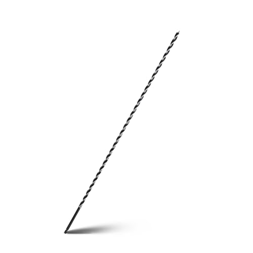 1/4' x 24' Auger Drill Bit for Wood, Hex Shank Tri Flute