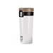 Produktbild Thermo Rex Peak Isolierbecher  330 ml - weiß/Gold  mit Deckel  nahezu bruchsicher und wiederverwendbar  geeignet für heiße und kalte Getränke  Kaffeebecher  to Go  Edelstahl