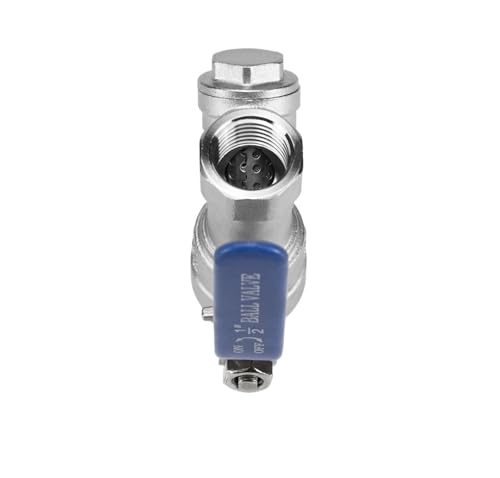 Válvula de bola con filtro G3/4 de acero 304 para solucionar atascos en grifos y agua corriente 4