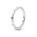 Price comparison product image PANDORA Timeless Women's Sterling Silver Simple Sparkling Band Cubic Zirconia Ring, Size 52, No Box