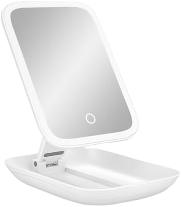 Foldable, Portable, Dustproof, and Large Capacity Storage for Makeup Mirrors image 2