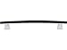 Top Knobs TK7PC Arched Appliance Pull 12" Center To Center - Poli