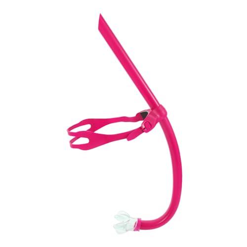 Snorkel para natación frontal HANABASS de silicona para entrenamiento adulto en piscina
