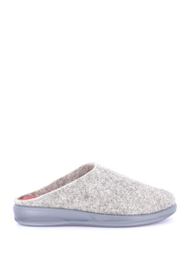 Chaussons feutre de laine femme Grunland Ciabatta Basic CI2618 Beige 35