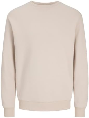 JACK & JONES Male Sweatshirt Einfarbig Sweatshirt | Relaxed Fit, Einfarbig, Langarm, Casual, Bei max. 40°C im schongang waschen