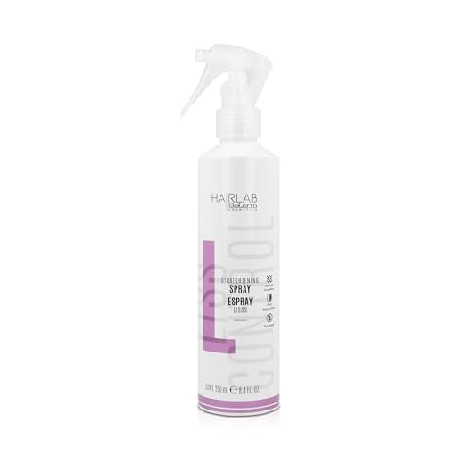 SALERM - Spray Alisador Pelo - Spray Lisos Hair Lab - 250 ml - Facilita y Prolonga la Duración del Alisado - con Queratina Hidrolizada - Protector de Calor para el Pelo - Elimina el Frizz