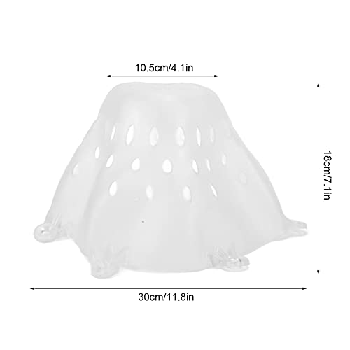Capuz de desmame de vaca, capa macia para mamilos de gado 6 furos de amarração de silicone para faze