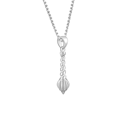 Image of GIVA 925 Hanuman Ghadha Pendant with Link Chain| Necklace to Gift Women & Girls | With Certificate of Authenticity and 925 Stamp | 6 Months Warranty*