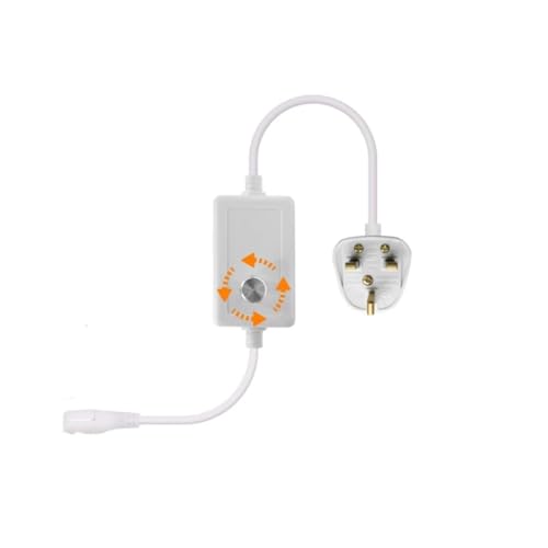 Connecteur d'alimentation 220V avec variateur pour ruban néon COB 240 LEDm prise UK