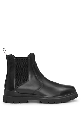 Bottines en cuir HUGO Hommes Ryan Cheb d'une finition haut de gamme
